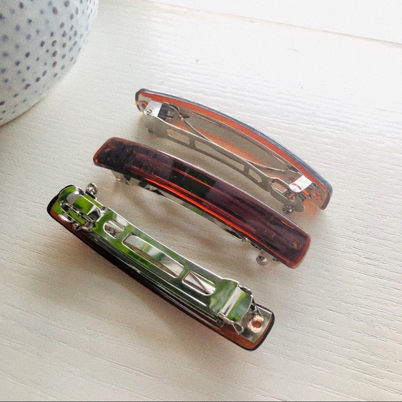 3 Barrettes/hair clips NWT - Picture 3 of 3